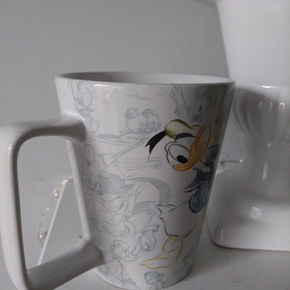 Walt Disney store Donald‎ Duck Sketches coffee mug